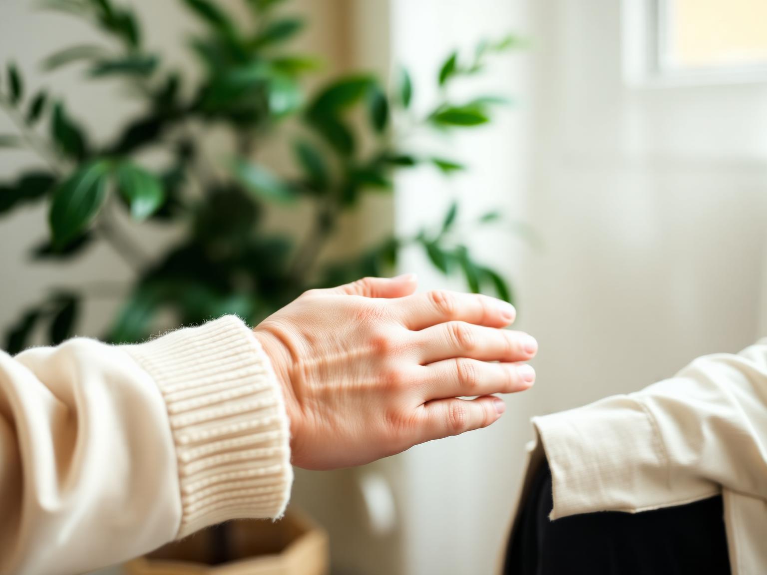 Vertrauensvolle Begleitung – Hand in Hand